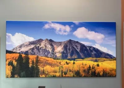Sublimated Art Panel Mountains Acoustic panel